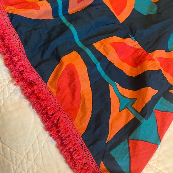 NWT MODAPOSA Cadenza Dress in Moroccan Picturesque Small 100% Cotton Sundress - Picture 7 of 12